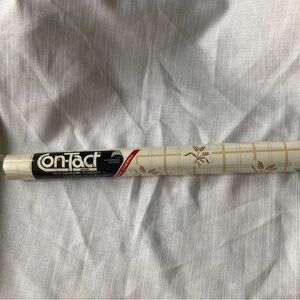 Sealed Roll of 1986 Con-Tact "Amber Waves" Self-Adhesive Plastic Covering!